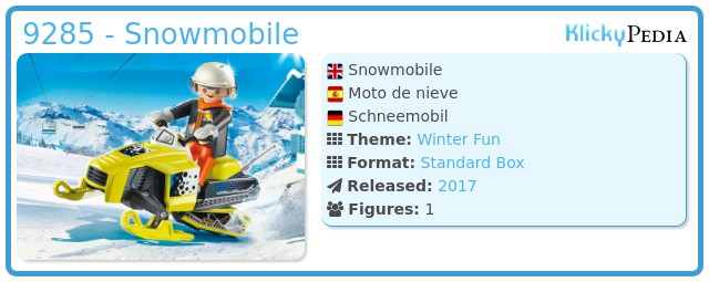 Playmobil 9285 - Snowmobile