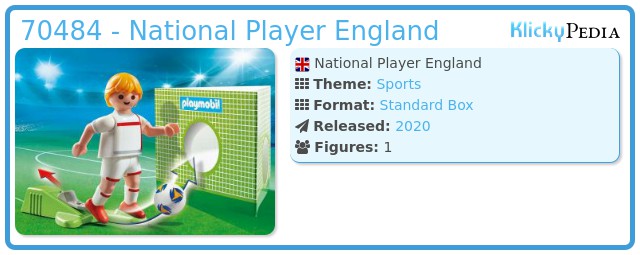 Playmobil 70484 - National Player England