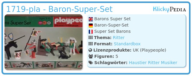 Playmobil 1719-pla - Baron-Super-Set