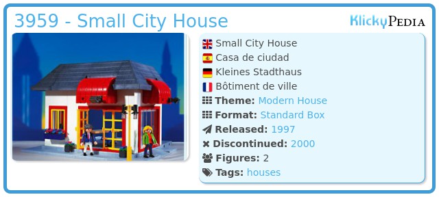 Playmobil 3959 - Small City House