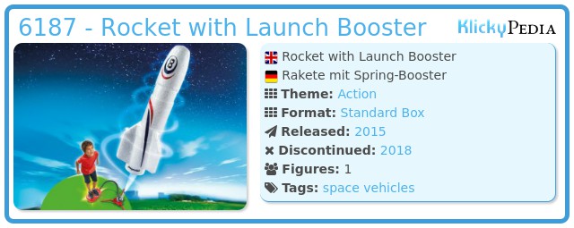 Playmobil 6187 - Rocket with Launch Booster