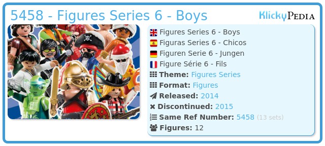 Playmobil 5458 - Figures Series 6 - Boys