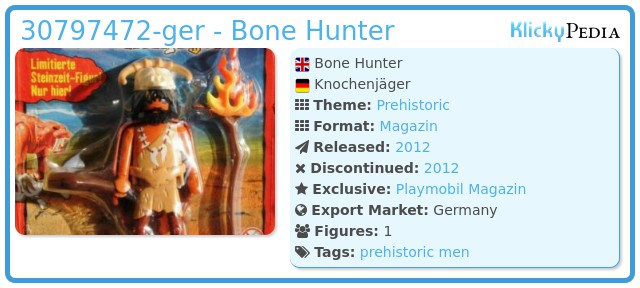 Playmobil 30797472-ger - Bone Hunter