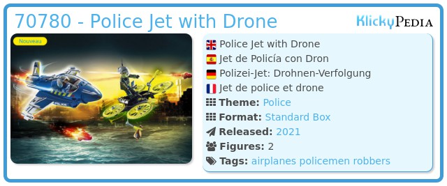 Playmobil 70780 - Police Jet with Drone