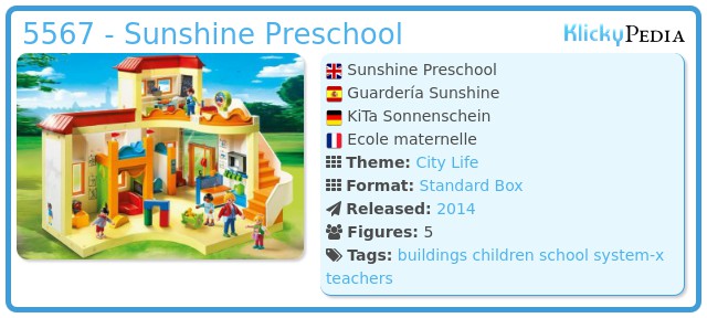 Playmobil 5567 - Sunshine Preschool