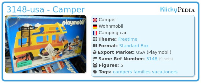 Playmobil 3148-usa - Camper