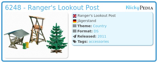 Playmobil 6248 - Ranger's Lookout Post