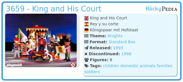 Playmobil 3659 - King and His Court