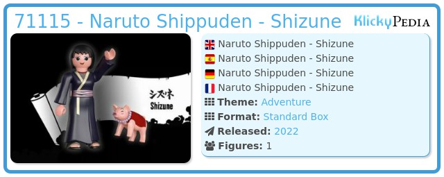 Playmobil 71115 - Naruto Shippuden - Shizune