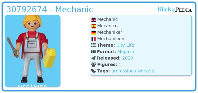 Playmobil 30792674 - Mechanic