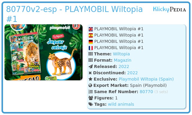 Playmobil 80770v2-esp - PLAYMOBIL Wiltopia #1