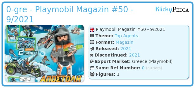 Playmobil 0-gre - Playmobil Magazin #50 - 9/2021