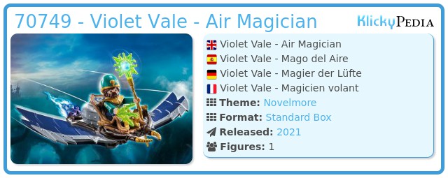 Playmobil 70749 - Violet Vale - Air Magician