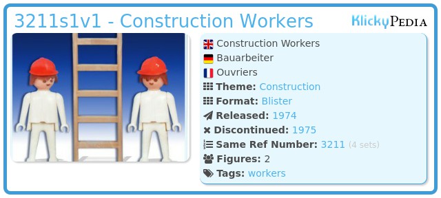 Playmobil 3211s1v1 - Construction Workers