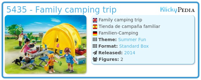 Playmobil 5435 - Family camping trip