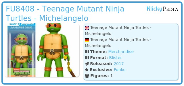 Teenage Mutant Ninja Turtles Michelangelo Playmobil-FUN8408 