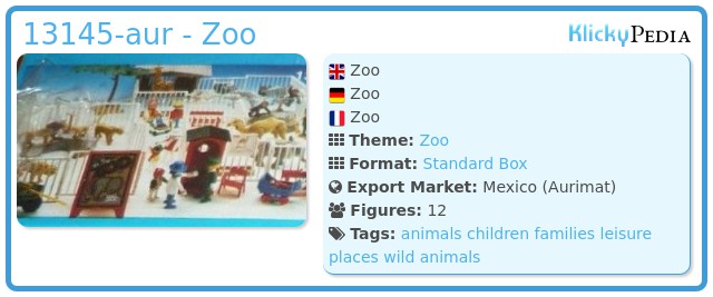 Playmobil 13145-aur - Zoo