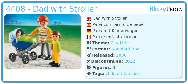 Playmobil 4408 - Dad with Stroller