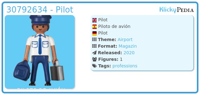 Playmobil 30792634 - Pilot