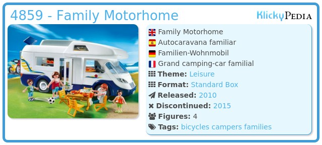 Playmobil 4859 - Family Motorhome