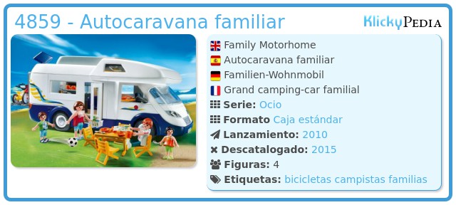 Playmobil 4859 - Autocaravana familiar