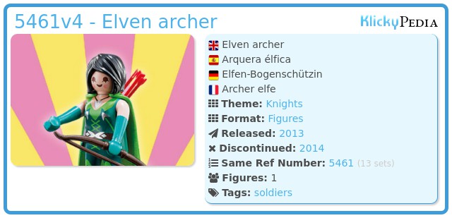 Playmobil 5461v4 - Elven archer