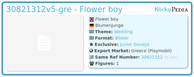 Playmobil 30821312v5-gre - Flower boy