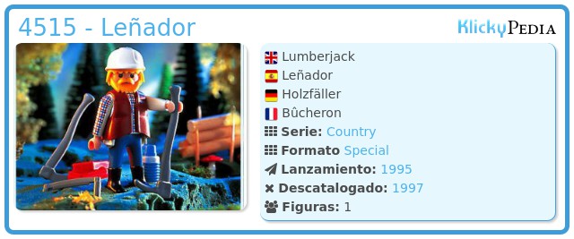 Playmobil 4515 - Leñador