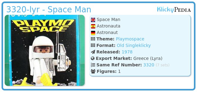 Playmobil 3320-lyr - Space Man