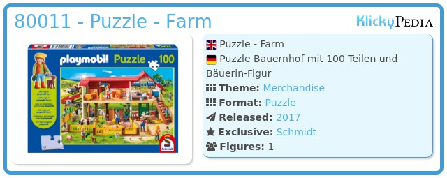 Playmobil 80011 - Puzzle - Farm