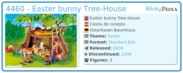 Playmobil 4460 - Easter bunny Tree-House