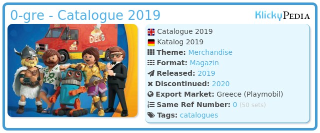 Playmobil 0-gre - Catalogue 2019
