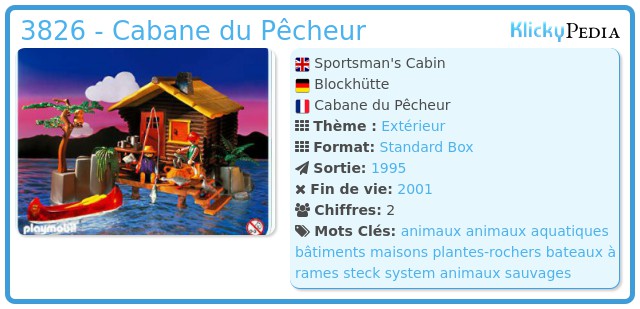 Playmobil 3826 - Sportsman's Cabin