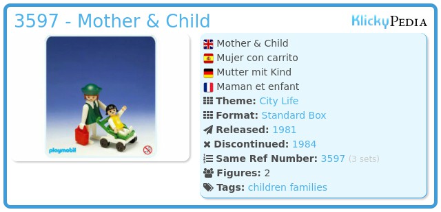 Playmobil 3597 - Mother & Child