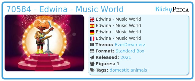 PLAYMOBIL® 70584 Edwina Music World 
