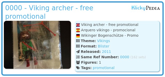 Playmobil 0000 - Viking archer - free promotional