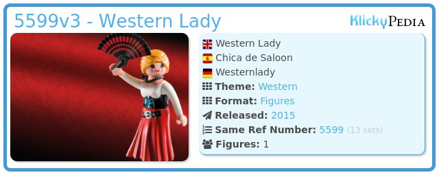 Playmobil 5599v3 - Western Lady
