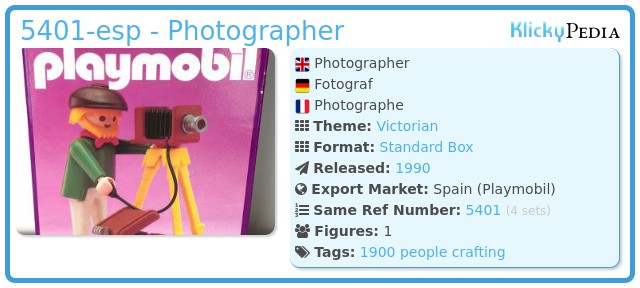 Playmobil 5401-esp - Photographer