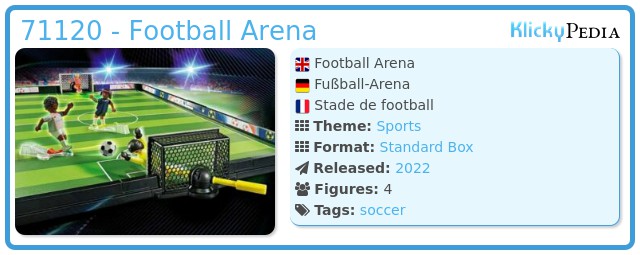 Playmobil 71120 - Football Arena