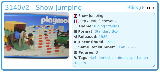 Playmobil 3140v2 - Show Jumping