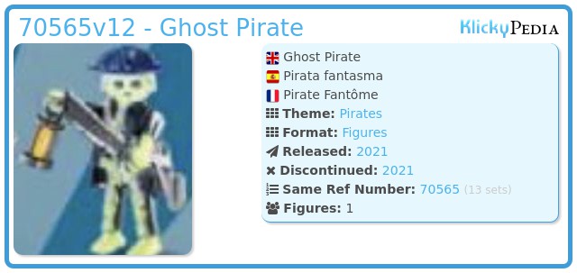Playmobil 70565v12 - Ghost Pirate