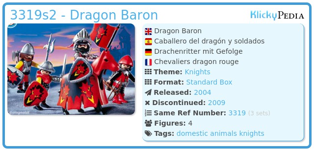 Playmobil 3319s2 - Dragon Baron