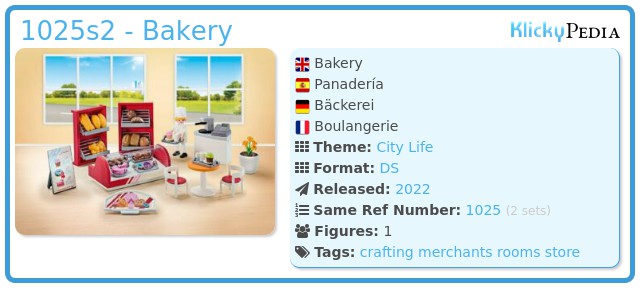 Playmobil 1025s2 - Bakery