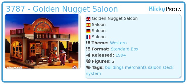 Playmobil 3787 Saloon Golden Nugget Western Rarität Kommode Möbel Schrank NEU