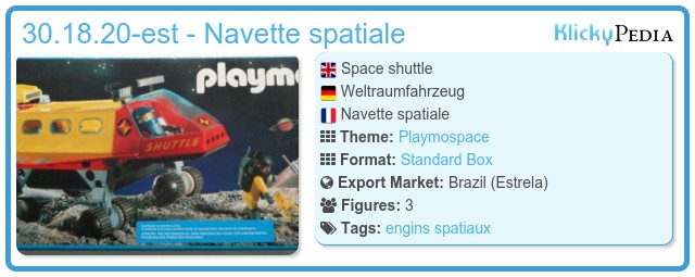 Playmobil 30.18.30 Estrela - Set Space Du Brésil - NEUF Sous Film