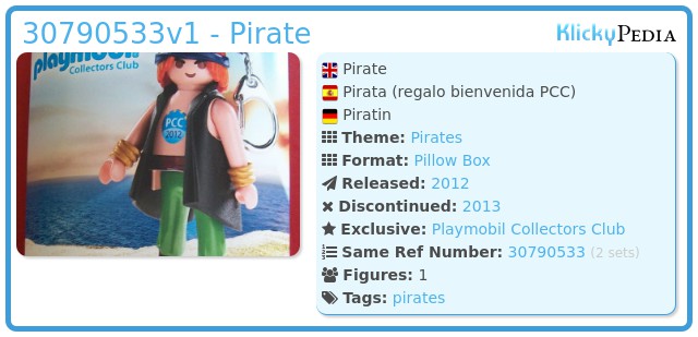 Playmobil 30790533v1 - Pirate