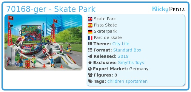 Playmobil 70168-ger - Skate Park