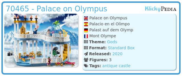 Playmobil 70465 - Palace on Olympus