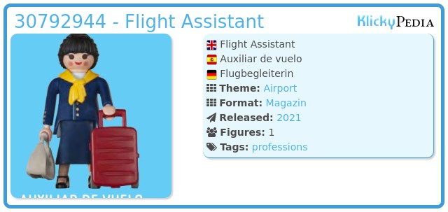 Playmobil 30792944 - Flight Assistant