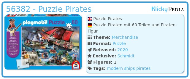Playmobil 56382 - Puzzle Pirates